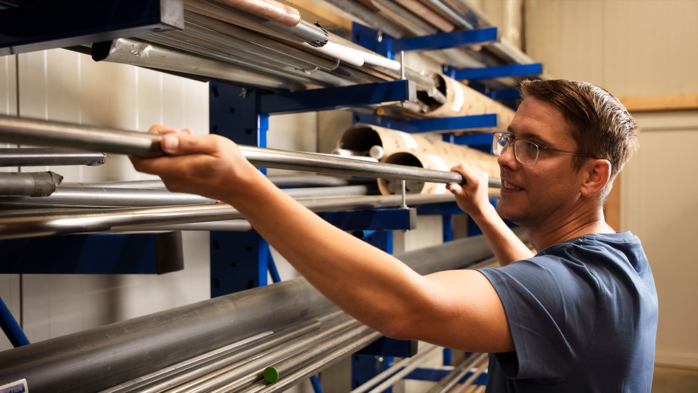 Sauberes Arbeiten am Material